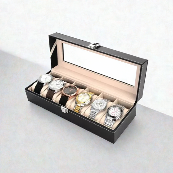 Caja de Lujo para Relojes – Edición 6 Unidades